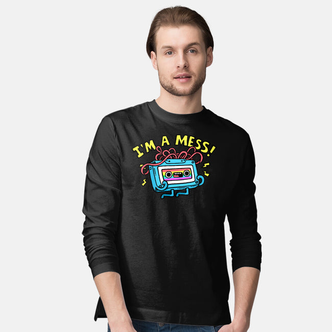 A Mess In The 90s-Mens-Long Sleeved-Tee-Wenceslao A Romero