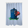 Greenpool-None-Polyester-Shower Curtain-Wenceslao A Romero