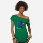 Greenpool-Womens-Off Shoulder-Tee-Wenceslao A Romero