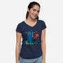 Greenpool-Womens-V-Neck-Tee-Wenceslao A Romero