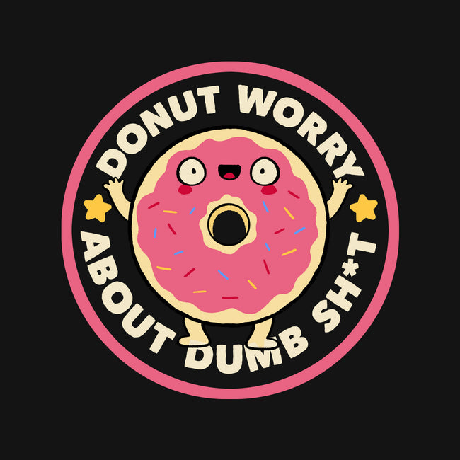 Donut Worry About Dumb Shit-Cat-Bandana-Pet Collar-tobefonseca