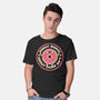 Donut Worry About Dumb Shit-Mens-Basic-Tee-tobefonseca