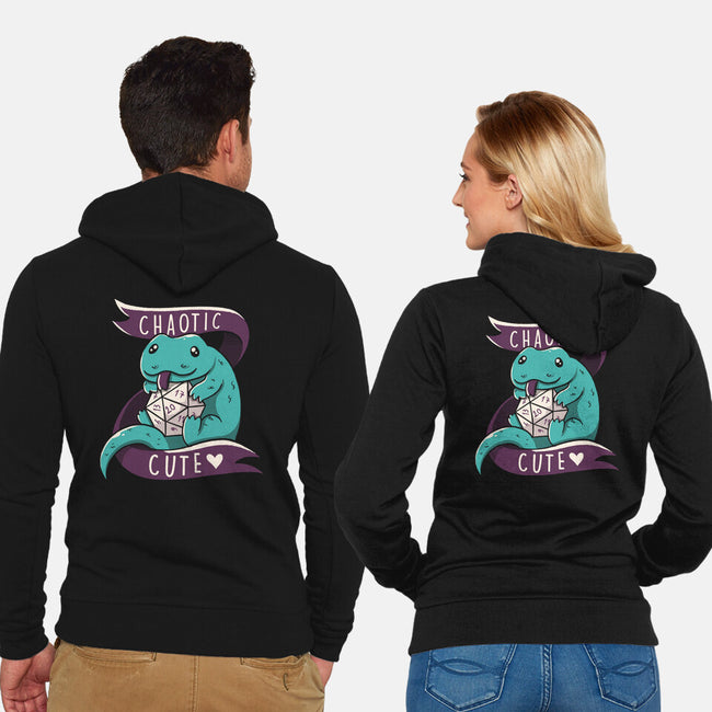 Chaotic Cute RPG Dragon-Unisex-Zip-Up-Sweatshirt-tobefonseca