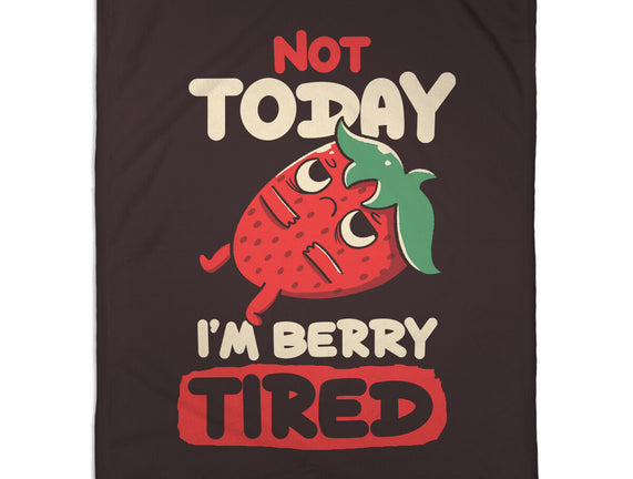 Berry Tired Funny Strawberry