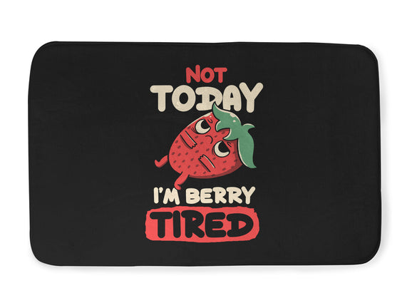 Berry Tired Funny Strawberry