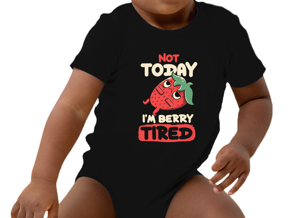 Berry Tired Funny Strawberry