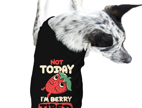 Berry Tired Funny Strawberry