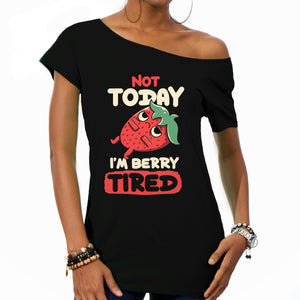 Berry Tired Funny Strawberry