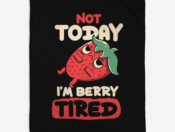 Berry Tired Funny Strawberry