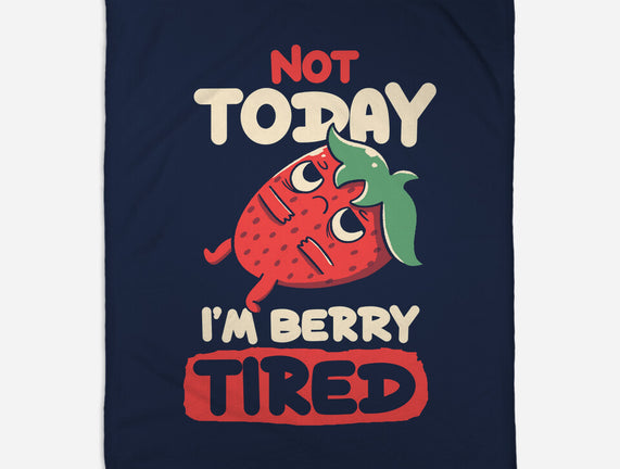 Berry Tired Funny Strawberry