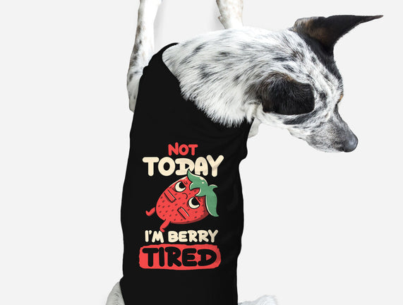 Berry Tired Funny Strawberry