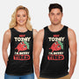 Berry Tired Funny Strawberry-Unisex-Basic-Tank-tobefonseca