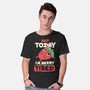 Berry Tired Funny Strawberry-Mens-Basic-Tee-tobefonseca