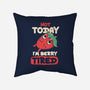 Berry Tired Funny Strawberry-None-Removable Cover-Throw Pillow-tobefonseca