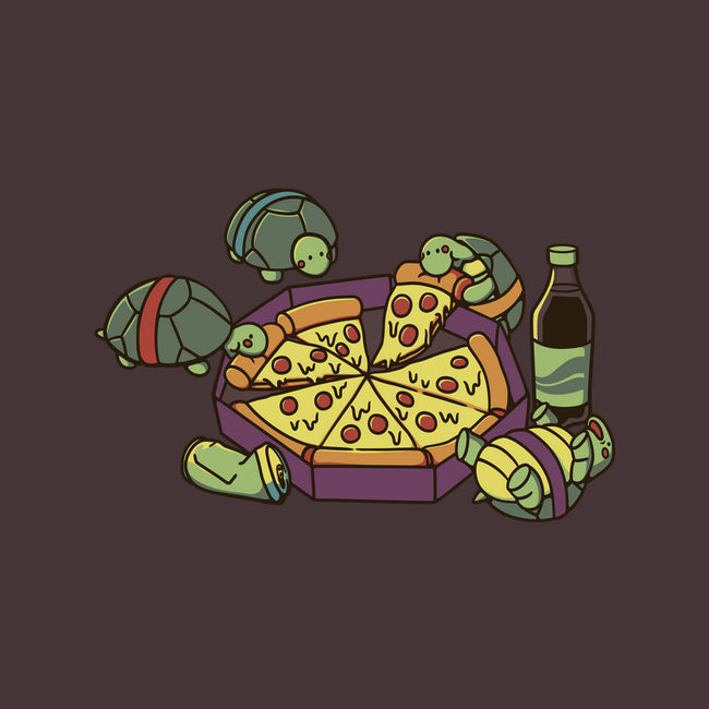 Teenage Turtle Pizza Lover-None-Matte-Poster-tobefonseca