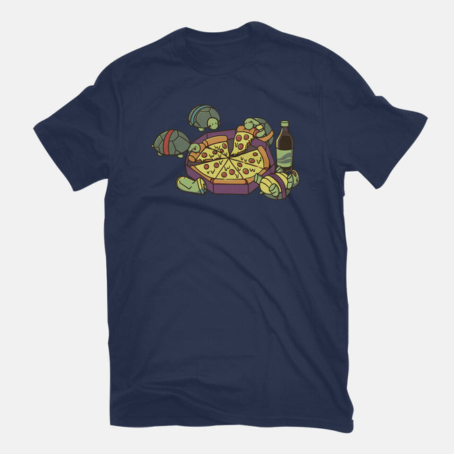 Teenage Turtle Pizza Lover-Mens-Premium-Tee-tobefonseca