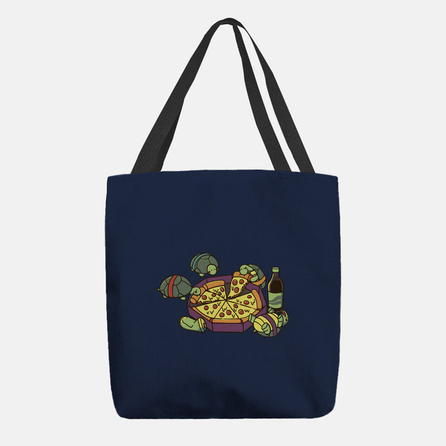 Teenage Turtle Pizza Lover-None-Basic Tote-Bag-tobefonseca