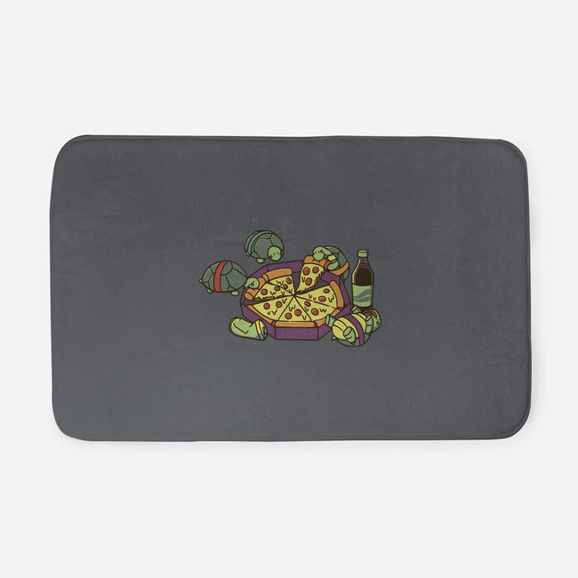 Teenage Turtle Pizza Lover-None-Memory Foam-Bath Mat-tobefonseca