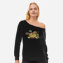 Teenage Turtle Pizza Lover-Womens-Off Shoulder-Sweatshirt-tobefonseca