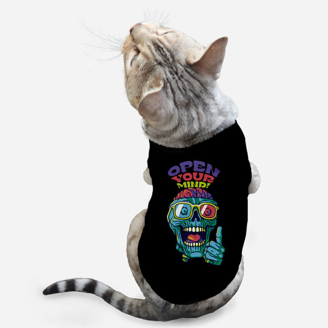 Just Be Open Minded-Cat-Basic-Pet Tank-tobefonseca