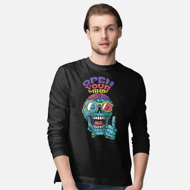 Just Be Open Minded-Mens-Long Sleeved-Tee-tobefonseca