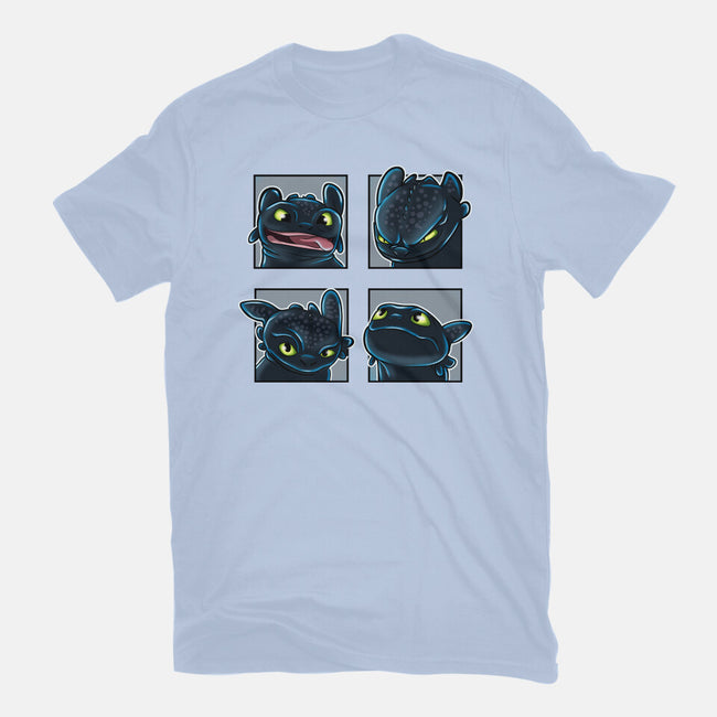 Dragon Emotions-Mens-Basic-Tee-nickzzarto