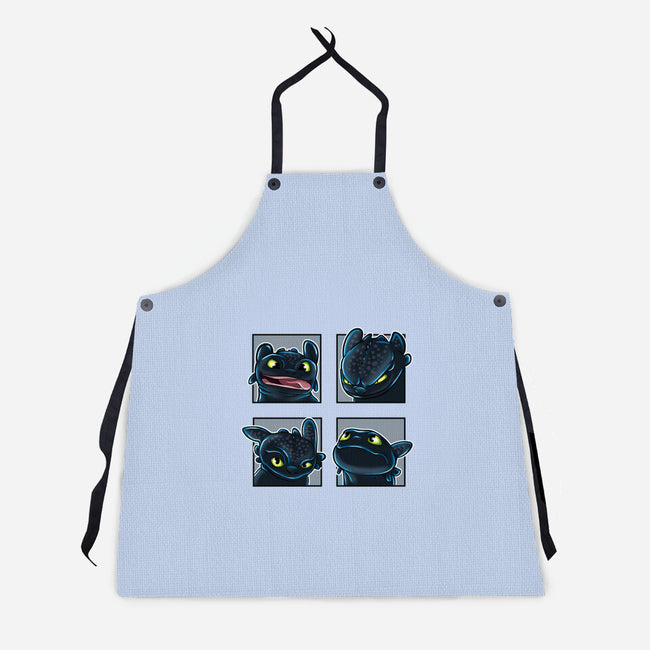 Dragon Emotions-Unisex-Kitchen-Apron-nickzzarto