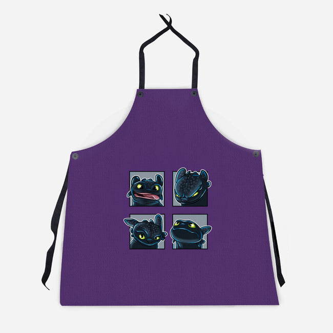 Dragon Emotions-Unisex-Kitchen-Apron-nickzzarto