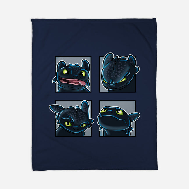 Dragon Emotions-None-Fleece-Blanket-nickzzarto