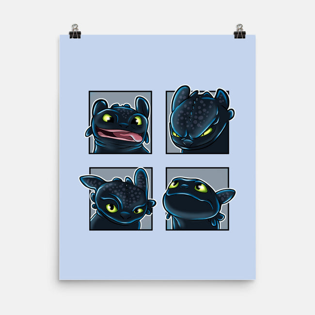 Dragon Emotions-None-Matte-Poster-nickzzarto