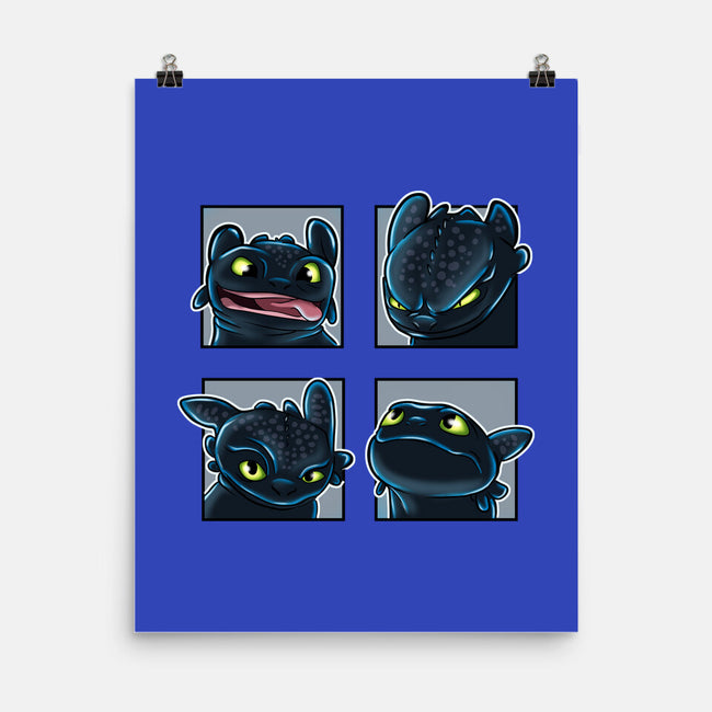 Dragon Emotions-None-Matte-Poster-nickzzarto