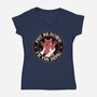 Put Me Down-Womens-V-Neck-Tee-tobefonseca