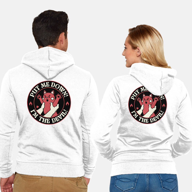 Put Me Down-Unisex-Zip-Up-Sweatshirt-tobefonseca