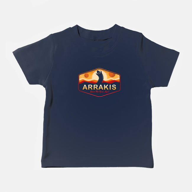 Visit Arrakis-Baby-Basic-Tee-Paul Simic