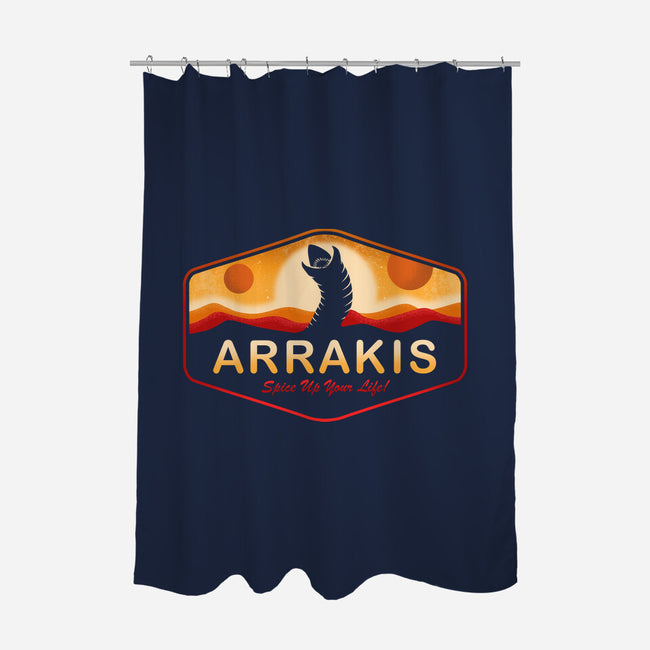 Visit Arrakis-None-Polyester-Shower Curtain-Paul Simic