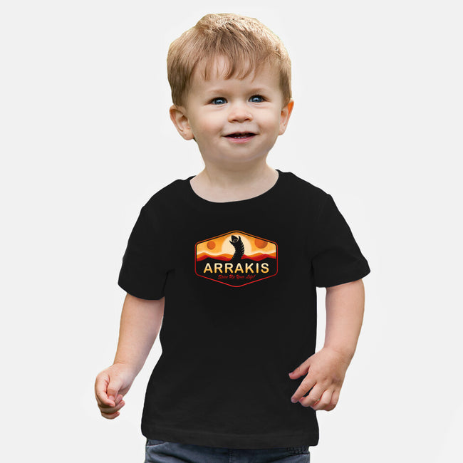 Visit Arrakis-Baby-Basic-Tee-Paul Simic