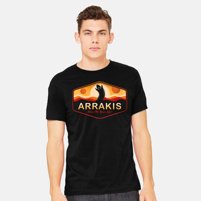 Visit Arrakis-Mens-Heavyweight-Tee-Paul Simic