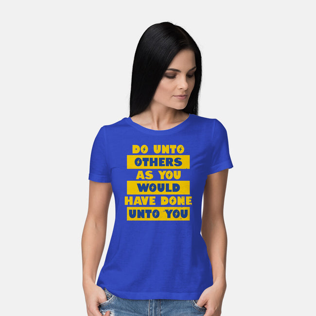 Lucy's Rule-Womens-Basic-Tee-Boggs Nicolas