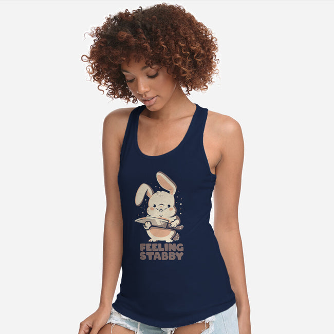 Feeling Stabby-Womens-Racerback-Tank-eduely