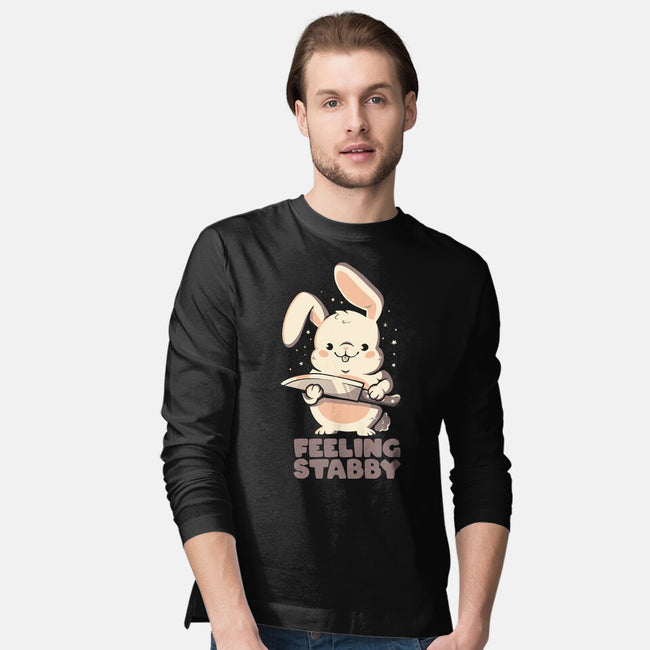 Feeling Stabby-Mens-Long Sleeved-Tee-eduely