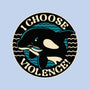 Orca I Choose Violence Seal-None-Removable Cover-Throw Pillow-tobefonseca