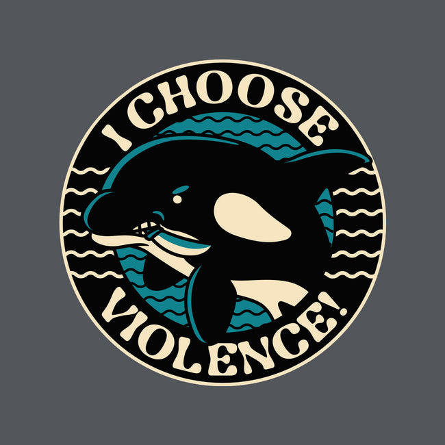 Orca I Choose Violence Seal-Mens-Long Sleeved-Tee-tobefonseca