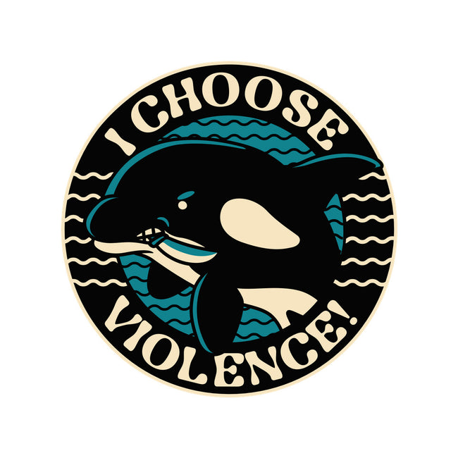 Orca I Choose Violence Seal-Cat-Adjustable-Pet Collar-tobefonseca