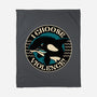 Orca I Choose Violence Seal-None-Fleece-Blanket-tobefonseca