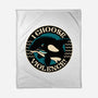 Orca I Choose Violence Seal-None-Fleece-Blanket-tobefonseca