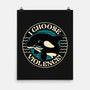 Orca I Choose Violence Seal-None-Matte-Poster-tobefonseca