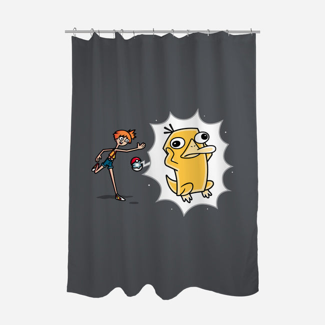 Psyplatypus-None-Polyester-Shower Curtain-Raffiti