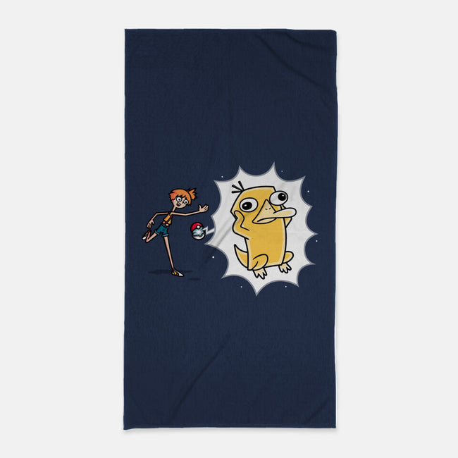 Psyplatypus-None-Beach-Towel-Raffiti