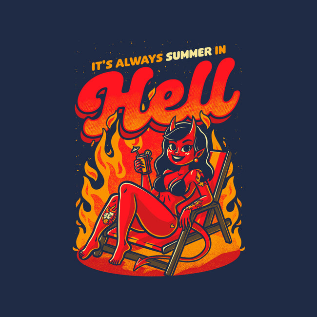 Summer Pinup Devil-Womens-Basic-Tee-Studio Mootant