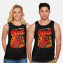 Summer Pinup Devil-Unisex-Basic-Tank-Studio Mootant